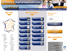Tablet Screenshot of jetrouvemaformation.com